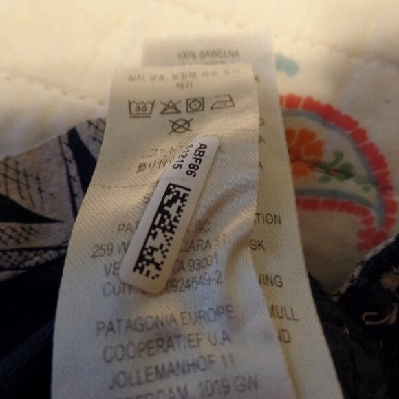 Patagonia Pataloha Shirt in Ho'okele Tidepool Blue Size Large - Picture 13 of 13